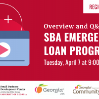 WEBINAR - SBA Emergency Loan Programs