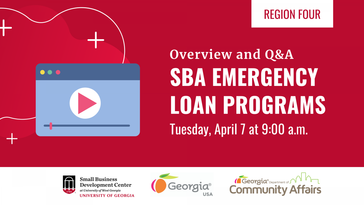 WEBINAR - SBA Emergency Loan Programs